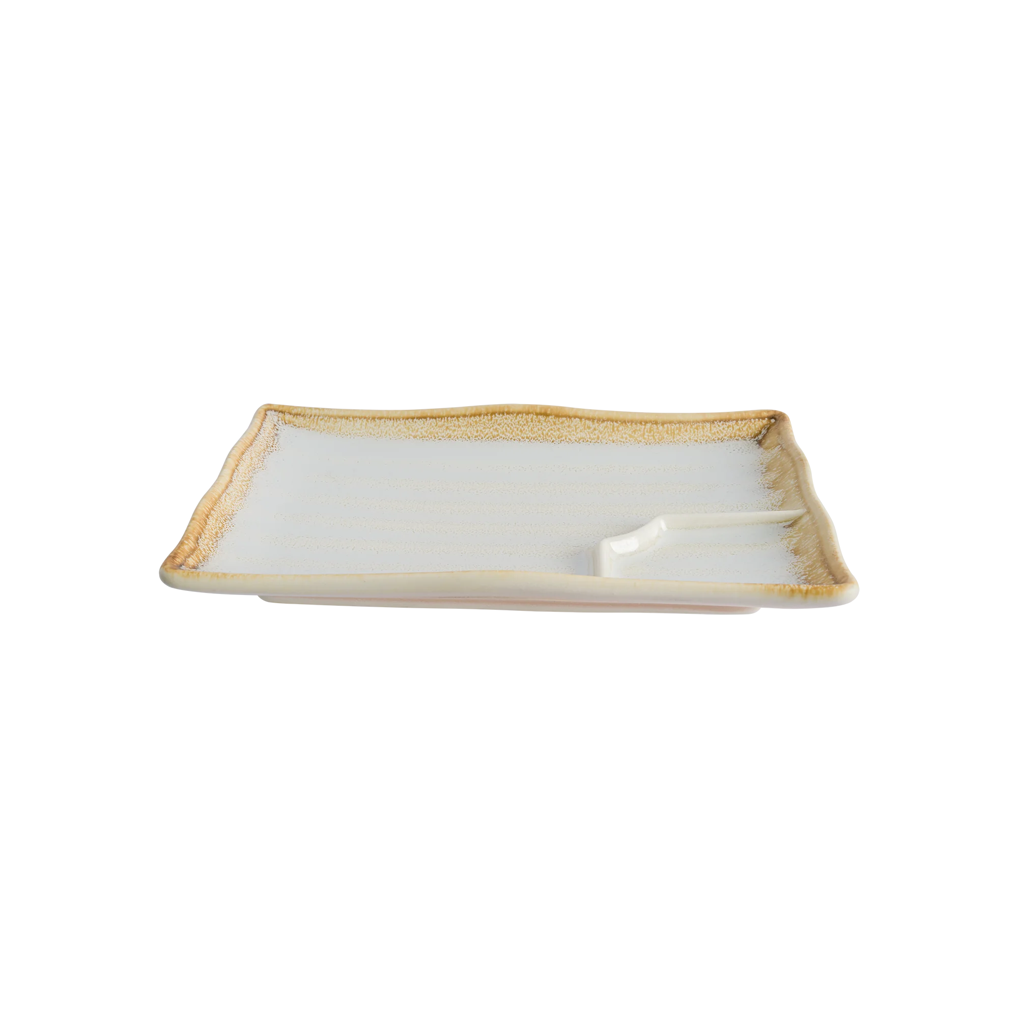 Wabi White Rectangular Plate 20.3 x 12.8 x 2.5 cm*